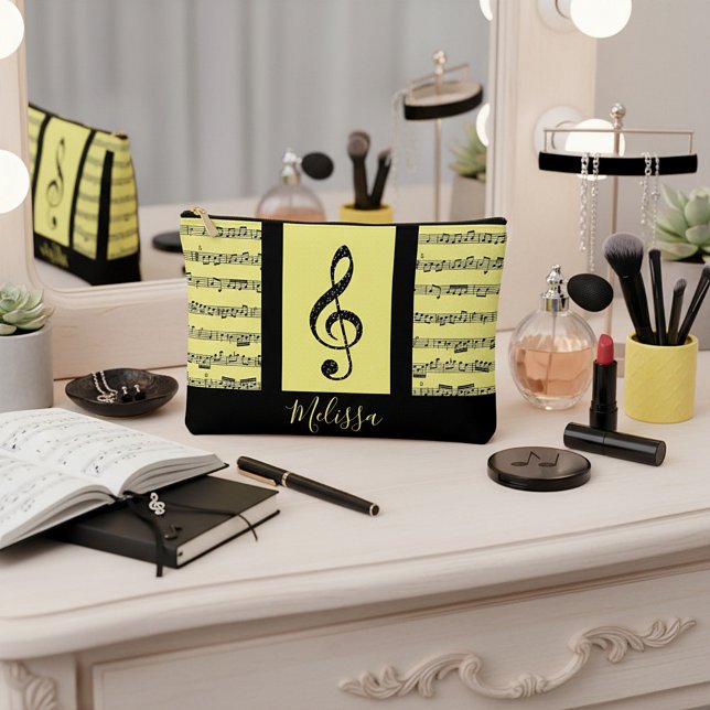 Sheet music personalised accessory pouch (Creator Uploaded)