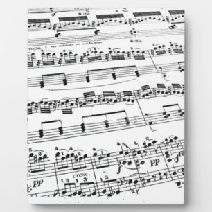 Sheet Music Plaque