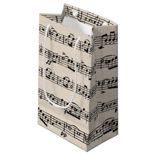 Sheet Music Small Gift Bag