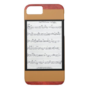 Sheet music song Keep Of The Promise iPhone 7 case