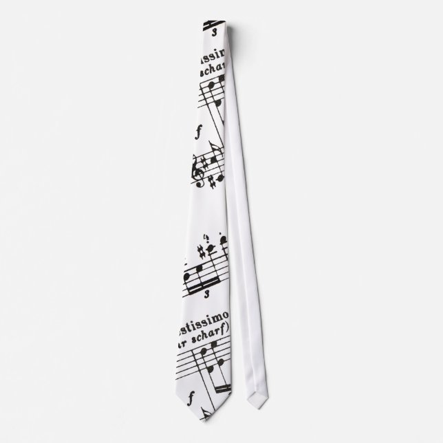 sheet music tie (Front)