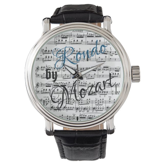 Sheet Music Written by Mozart Watch (Front)