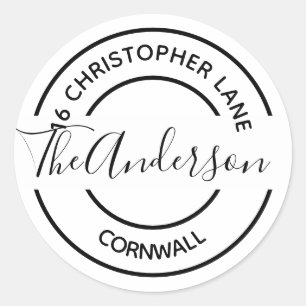 Sheet of 20 Stickers - Family or Business