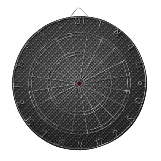Sheet Of Carbon Fibre Texture Dartboard (Front)