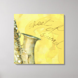 Sheet of sound, canvas print