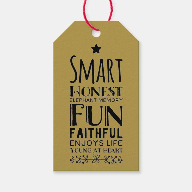 Sheffey Acronym  Gift Tags (Front)