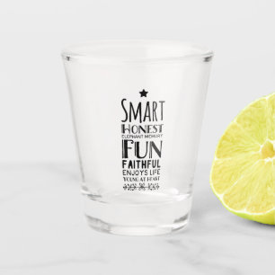 Sheffey Acronym with a Star Shot Glass