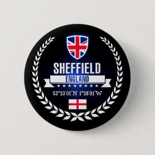 Sheffield 6 Cm Round Badge