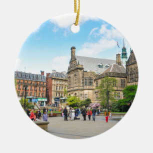 Sheffield Ceramic Tree Decoration