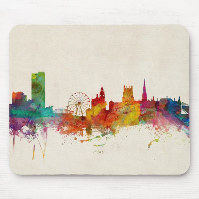 Sheffield England Skyline Mouse Mat (Front)