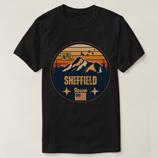 Sheffield, Iowa T-Shirt (Design Front)