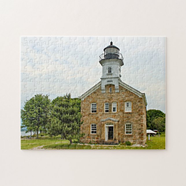 Sheffield Island Lighthouse, Connecticut Jigsaw Puzzle (Horizontal)