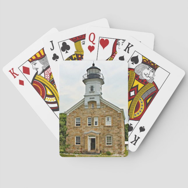 Sheffield Island Lighthouse, CT Playing Cards (Back)