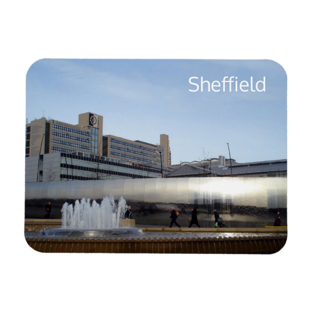 Sheffield Sheaf Square Magnet (Horizontal)