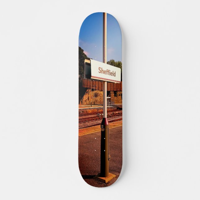 Sheffield station skateboard (Front)