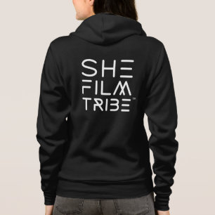 SheFilmTribe Zipper Hoddie - Square Logo Hoodie