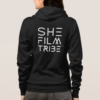 SheFilmTribe Zipper Hoddie - Square Logo Hoodie