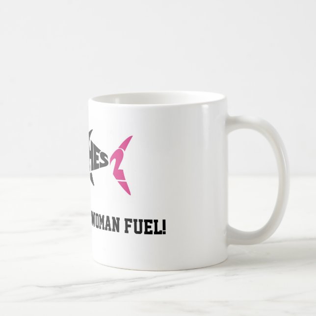 Shefishes2 White Coffee Mug (Right)