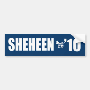 SHEHEEN 2010 BUMPER STICKER