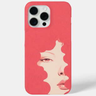 Sheik Veil of Pink Waves Woman Revealed iPhone 15 Pro Max Case