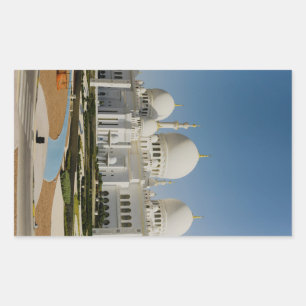 Sheikh Zayed Grand Mosque,Abu Dhabi Rectangular Sticker