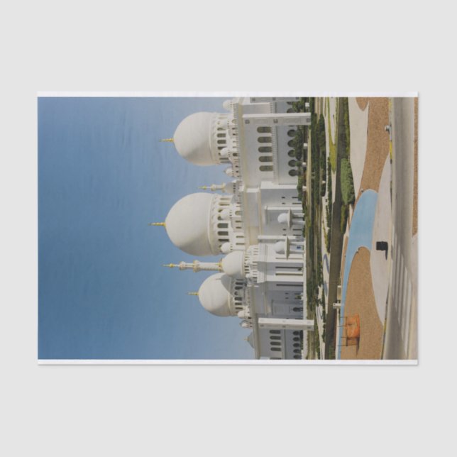 Sheikh Zayed Grand Mosque,Abu Dhabi Tissue Paper (Front)
