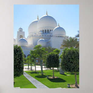 Sheikh Zayed Grand Mosque domes 1 Poster