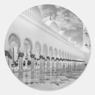 Sheikh Zayed Mosque Classic Round Sticker