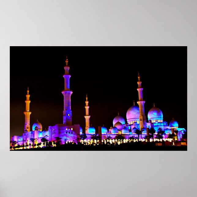 Sheikh Zayed Mosque Poster (Front)