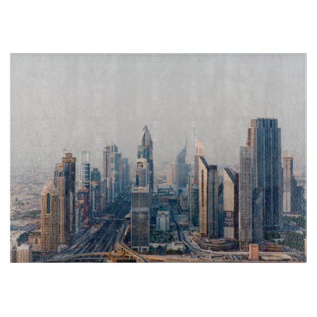 Sheikh Zayed Road Cutting Board (Front)