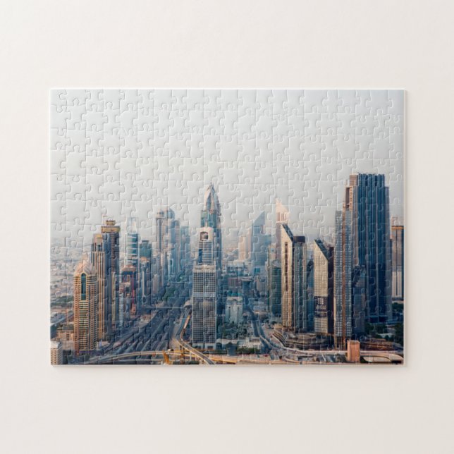 Sheikh Zayed Road Jigsaw Puzzle (Horizontal)