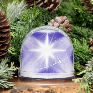 Shekinah Glory Christmas Star Snow Globe