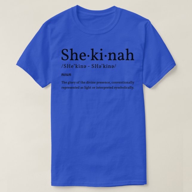Shekinah T-Shirt (Design Front)