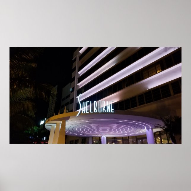 Shelborne Hotel Miami Beach Poster (Front)