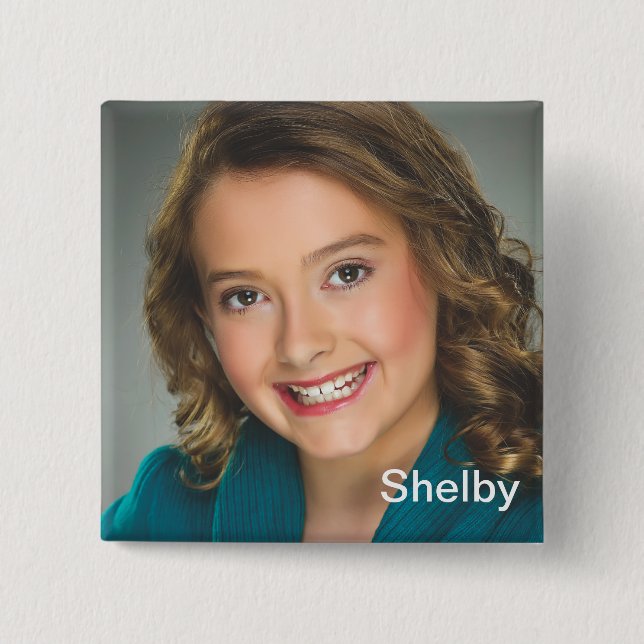 Shelby 2 15 cm square badge (Front)