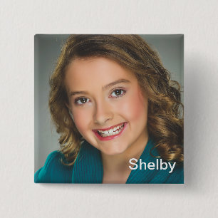 Shelby 2 15 cm square badge