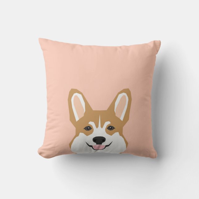 Shelby - Corgi Welsh Pembroke Corgi Cute Dog Cushion (Front)