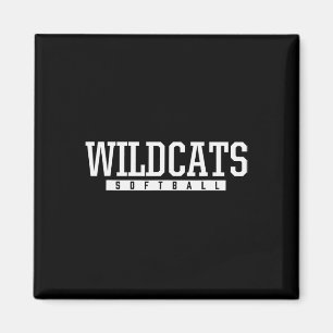 Shelby County Wildcats Softll Hs  Magnet