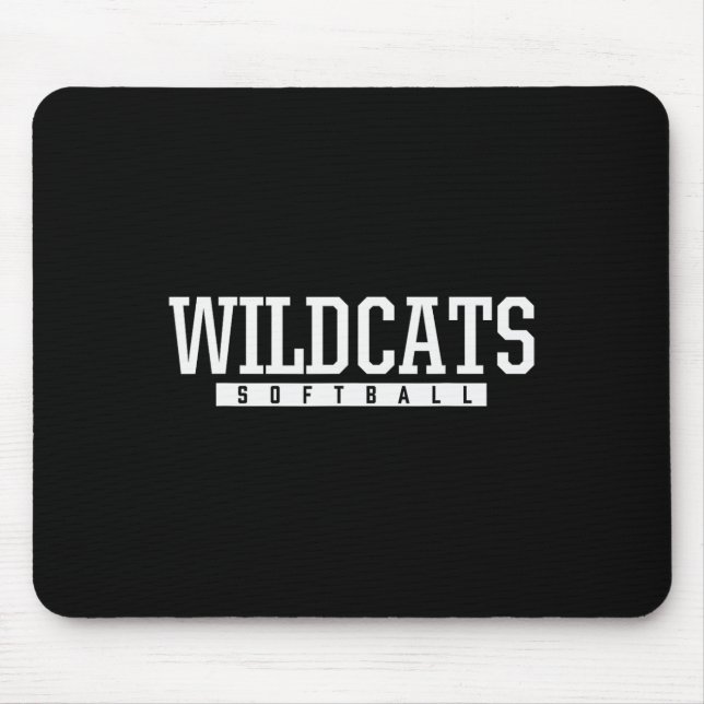 Shelby County Wildcats Softll Hs  Mouse Mat (Front)