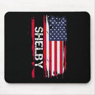 Shelby Flag America Mouse Mat