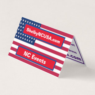 Shelby Folded Business Card
