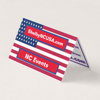 Shelby Folded Business Card