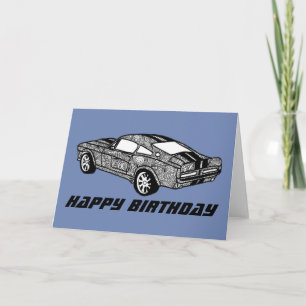 Shelby Mandala Art Birthday Card