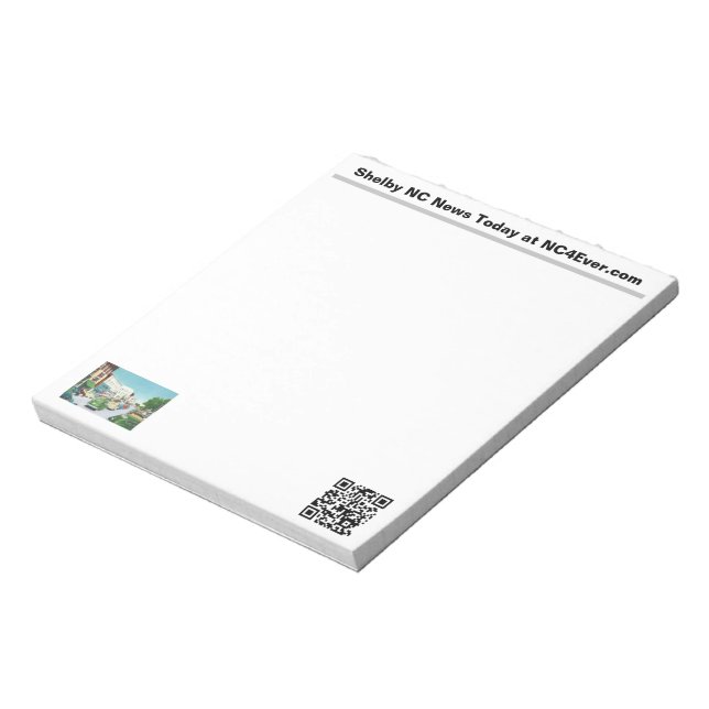 Shelby NC News Today at NC4Ever.com  Notepad (Rotated)