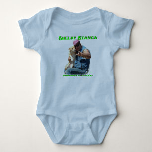 Shelby Stanga Blue Baby Creeper