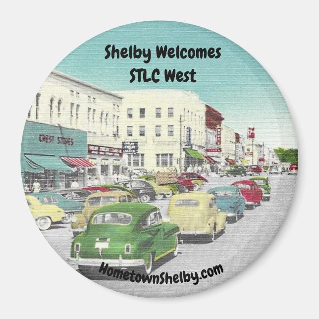 Shelby Welcomes STLC West Magnet (Front)