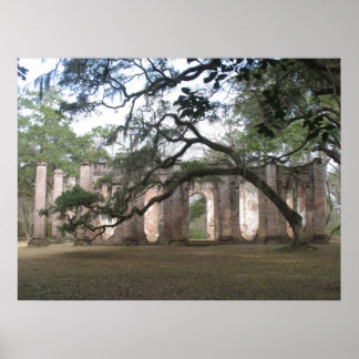 Sheldon Church Ruins Poster