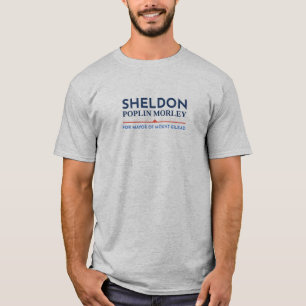 Sheldon for Mayor Grey Men's T-Shirt
