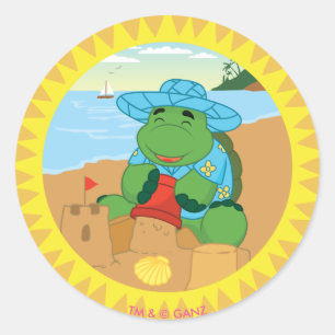Sheldon on the Beach Classic Round Sticker