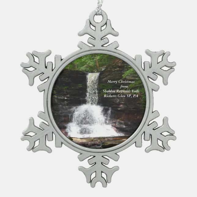 Sheldon Reynolds Falls, Christmas Ornament (Front)